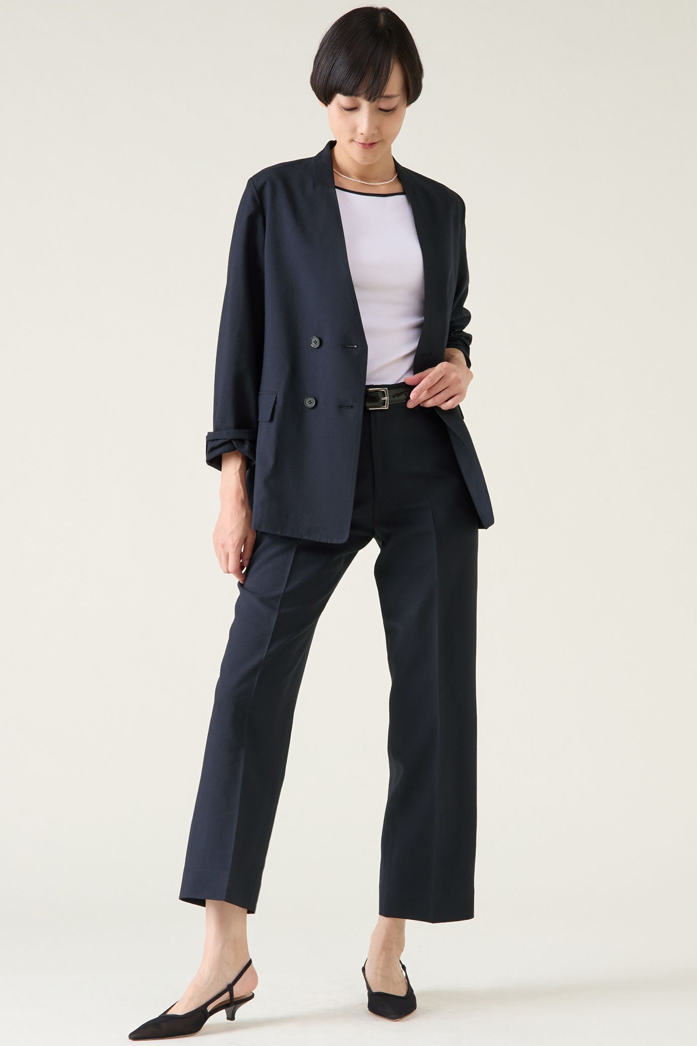 【マルティニーク/martinique】のノーカラージャケット(セットアップ可) 人気、トレンドファッション・服の通販 founy(ファニー) 　ファッション　Fashion　レディースファッション　Fashion for Women　アウター　Coat / Outerwear Collection　レディースジャケット・軽アウター　Jackets　ノーカラージャケット / シンプル上品コーデ　Collarless Jackets　おすすめ　Recommended / Our Picks　シンプル　Simple, Minimal　ジャケット　Jacket, Outerwear　セットアップ　Set-Up, Coordinated Outfit　デニム　Denim, Jeans Material　フロント　Front, Front Design　リラックス　Relax, Relaxed Fit　軽量　Lightweight, Ultra Light　other-4|ID: prp329100004358356 ipo3291000000035042076