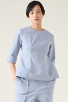 【マルティニーク/martinique】のハイストレッチブラウス(セットアップ可) ライトブルー|ID: prp329100004358357 ipo3291000000036079020