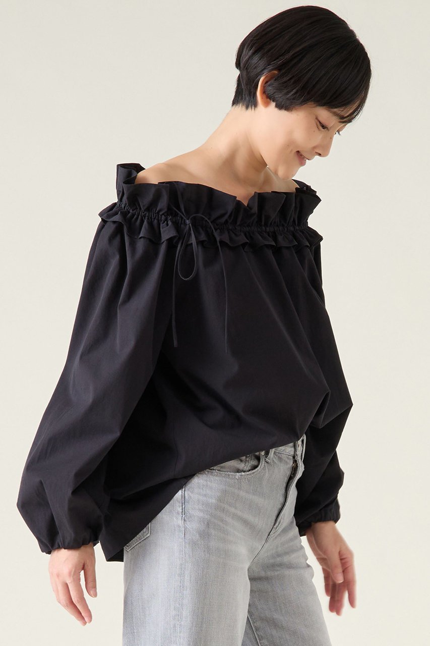 【マルティニーク/martinique】の2wayオフショルダーブラウス 人気、トレンドファッション・服の通販 founy(ファニー) 　ファッション　Fashion　レディースファッション　Fashion for Women　トップス・カットソー　Cut & Sew Tops　シャツ・ブラウス・オフィスカジュアル　Elegant Blouses & Button-Ups　おすすめ　Recommended / Our Picks　エレガント 上品　Elegant　カーゴパンツ　Cargo Pants, Utility Pants　スラックス　Slacks, Dress Pants　スリーブ　Sleeve, Long Sleeve / Short Sleeve　タンブラー　Tumbler, Travel Mug　ダウン　Down, Puffer　ツイル　Twist, Twisted Detail　デニム　Denim, Jeans Material　トレンド　Trend, Trending Now　ロング　Long, Long-Length　再入荷　Restock / Back in Stock　other-2|ID: prp329100004358359 ipo3291000000032705209