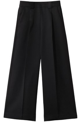 【ランバン オン ブルー/LANVIN en Bleu】 シルキーダブルクロスストレートワイドパンツ人気、トレンドファッション・服の通販 founy(ファニー) ファッション Fashion レディースファッション Fashion for Women パンツ Pants & Trousers なめらか Smooth, Silky Texture シルキー Silky, Smooth Texture ストレート Straight, Straight Cut ワイド Wide, Wide Fit エレガント 上品 Elegant |ID:prp329100004358361