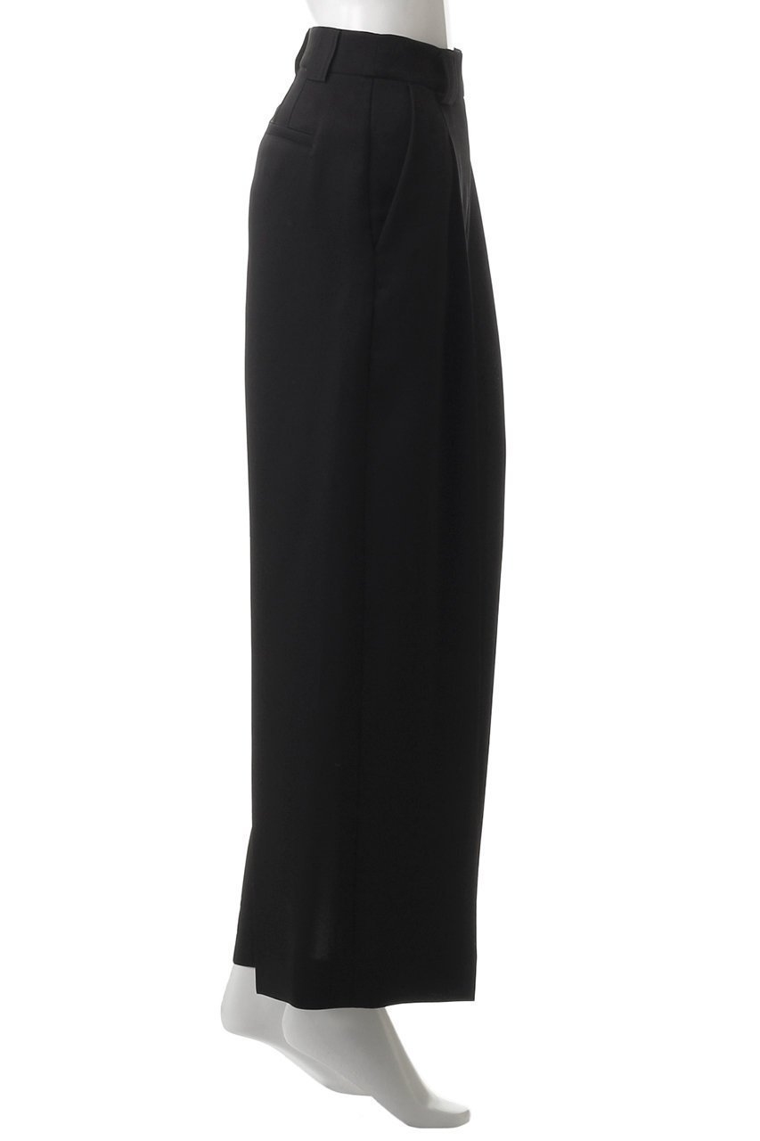 【ランバン オン ブルー/LANVIN en Bleu】のシルキーダブルクロスストレートワイドパンツ 人気、トレンドファッション・服の通販 founy(ファニー) 　ファッション　Fashion　レディースファッション　Fashion for Women　パンツ　Pants & Trousers　なめらか　Smooth, Silky Texture　シルキー　Silky, Smooth Texture　ストレート　Straight, Straight Cut　ワイド　Wide, Wide Fit　エレガント 上品　Elegant　other-3|ID: prp329100004358361 ipo3291000000035629788