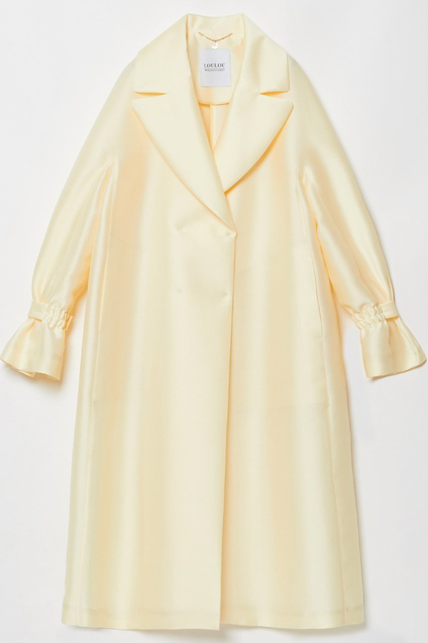 【アルアバイル/allureville】の【LOULOU WILLOUGHBY】シルキーダブルクロスドレスコート 人気、トレンドファッション・服の通販 founy(ファニー) ファッション Fashion レディースファッション Fashion for Women アウター Coat / Outerwear Collection コート・ロングコート・ピーコート Long Coats, Peacoats & More ワンピース Dresses フォーマル・パーティードレス・結婚式用ドレス Elegant & Casual Dresses エレガント 上品 Elegant ドレス Dress, One-Piece ロング Long, Long-Length 再入荷 Restock / Back in Stock other-3|ID: prp329100004358371 ipo3291000000035054322