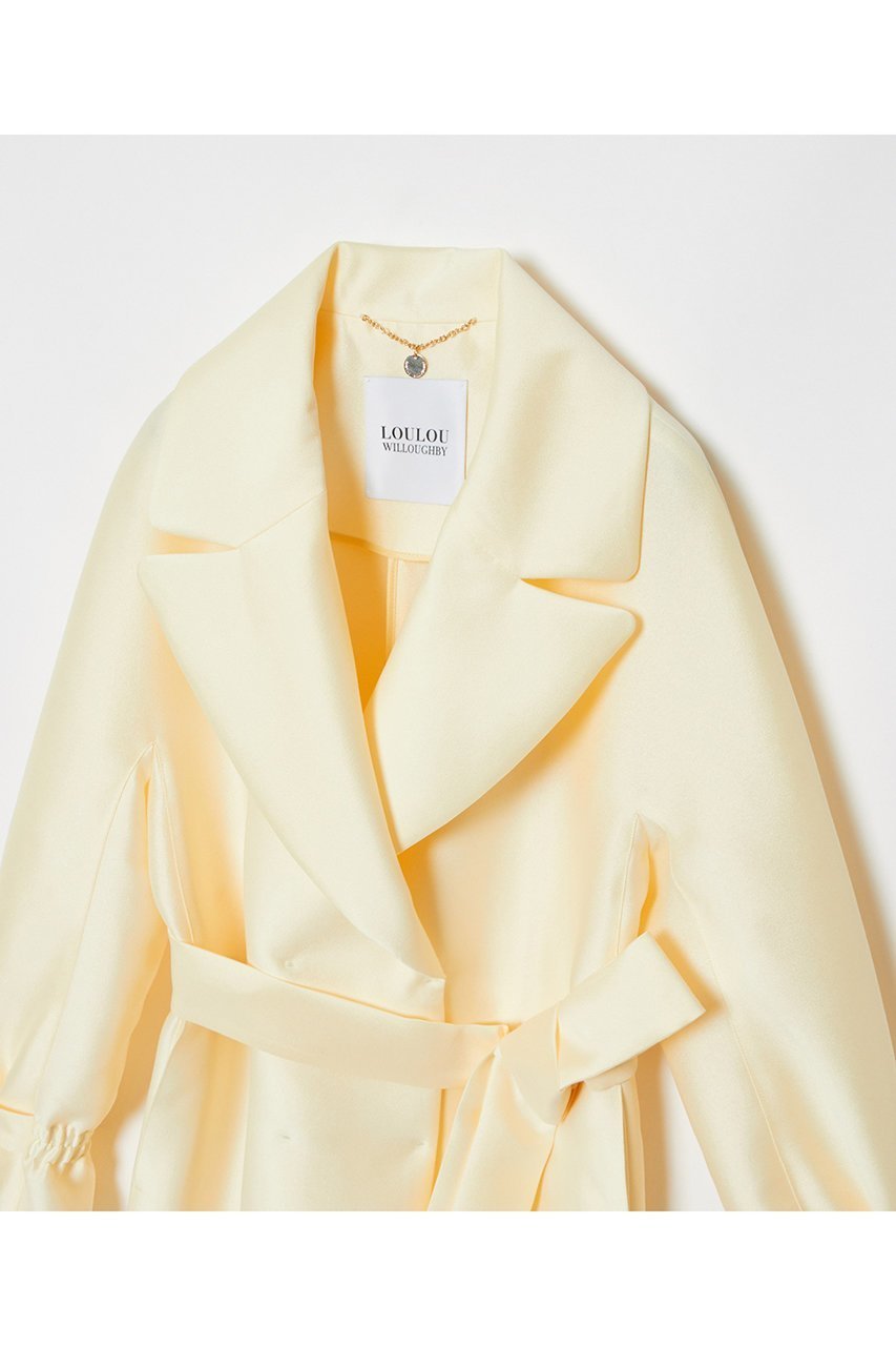【アルアバイル/allureville】の【LOULOU WILLOUGHBY】シルキーダブルクロスドレスコート 人気、トレンドファッション・服の通販 founy(ファニー) ファッション Fashion レディースファッション Fashion for Women アウター Coat / Outerwear Collection コート・ロングコート・ピーコート Long Coats, Peacoats & More ワンピース Dresses フォーマル・パーティードレス・結婚式用ドレス Elegant & Casual Dresses エレガント 上品 Elegant ドレス Dress, One-Piece ロング Long, Long-Length 再入荷 Restock / Back in Stock other-4|ID: prp329100004358371 ipo3291000000035054323