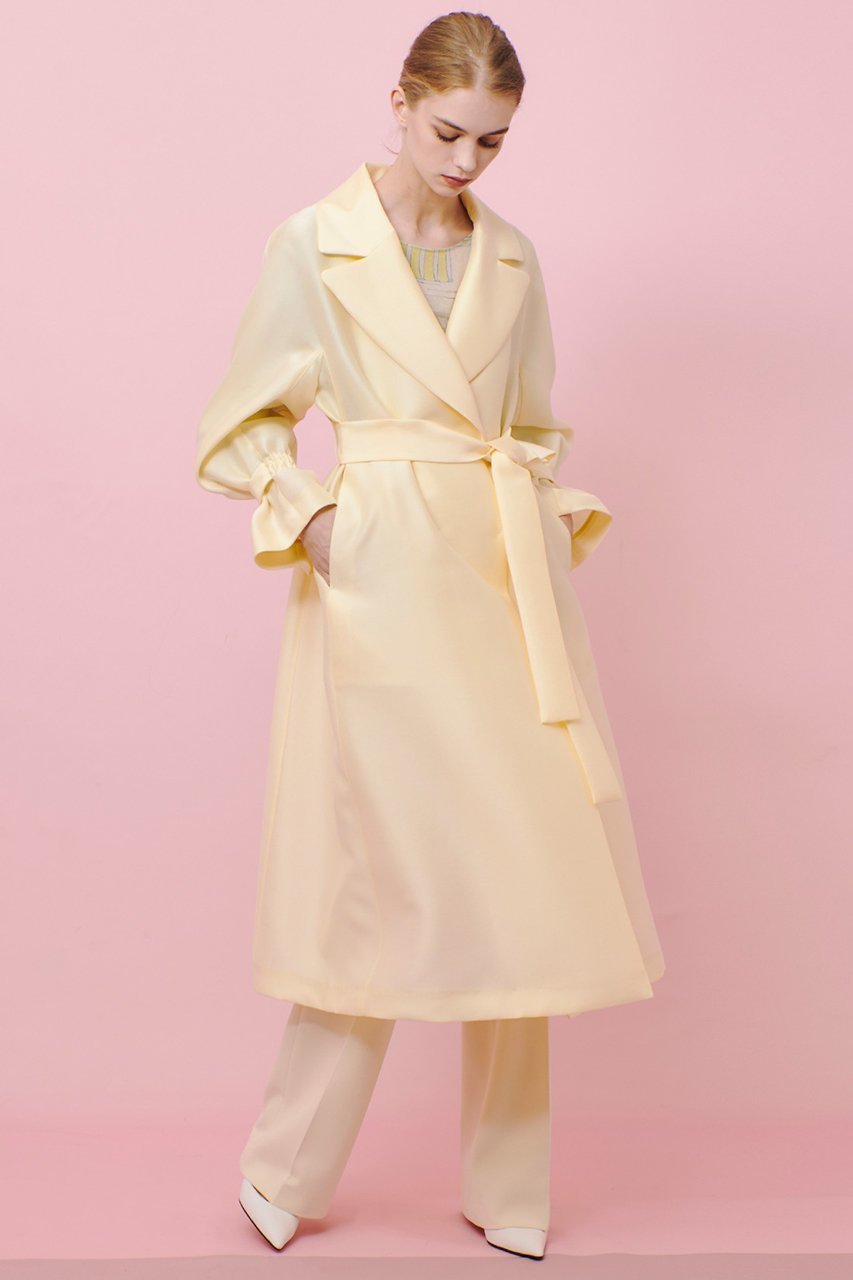 【アルアバイル/allureville】の【LOULOU WILLOUGHBY】シルキーダブルクロスドレスコート 人気、トレンドファッション・服の通販 founy(ファニー) ファッション Fashion レディースファッション Fashion for Women アウター Coat / Outerwear Collection コート・ロングコート・ピーコート Long Coats, Peacoats & More ワンピース Dresses フォーマル・パーティードレス・結婚式用ドレス Elegant & Casual Dresses エレガント 上品 Elegant ドレス Dress, One-Piece ロング Long, Long-Length 再入荷 Restock / Back in Stock other-8|ID: prp329100004358371 ipo3291000000035054327