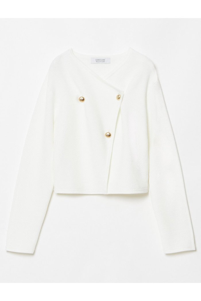 【アルアバイル/allureville】の【LOULOU WILLOUGHBY】ハーフW 2WAY ジャケット インテリア・キッズ・メンズ・レディースファッション・服の通販 founy(ファニー) https://founy.com/ ファッション Fashion レディースファッション WOMEN アウター Coat Outerwear ジャケット Jackets カーディガン Cardigan ジャケット Jacket ハーフ Half バスケット Basket |ID: prp329100004358372 ipo3291000000030462750