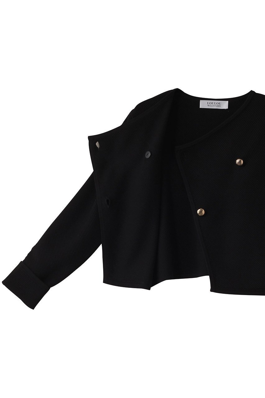 【アルアバイル/allureville】の【LOULOU WILLOUGHBY】ハーフW 2WAY ジャケット 人気、トレンドファッション・服の通販 founy(ファニー) 　ファッション　Fashion　レディースファッション　Fashion for Women　アウター　Coat / Outerwear Collection　レディースジャケット・軽アウター　Jackets　カーディガン　Cardigan, Knitwear　ジャケット　Jacket, Outerwear　ハーフ　Half, Half-Length　バスケット　Basket, Basket Bag　再入荷　Restock / Back in Stock　other-6|ID: prp329100004358372 ipo3291000000032705593