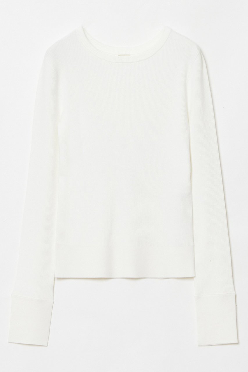 【アルアバイル/allureville】の【LOULOU WILLOUGHBY】2WAY RIB プルオーバー 人気、トレンドファッション・服の通販 founy(ファニー) 　ファッション　Fashion　レディースファッション　Fashion for Women　トップス・カットソー　Cut & Sew Tops　ニット　Knit Tops & Sweaters　カジュアルプルオーバー・ニットトップス　Pullovers & Knit Tops / Casual Pullovers　シンプル　Simple, Minimal　フィット　Fit, Slim Fit　再入荷　Restock / Back in Stock　 other-1|ID: prp329100004358373 ipo3291000000032705598