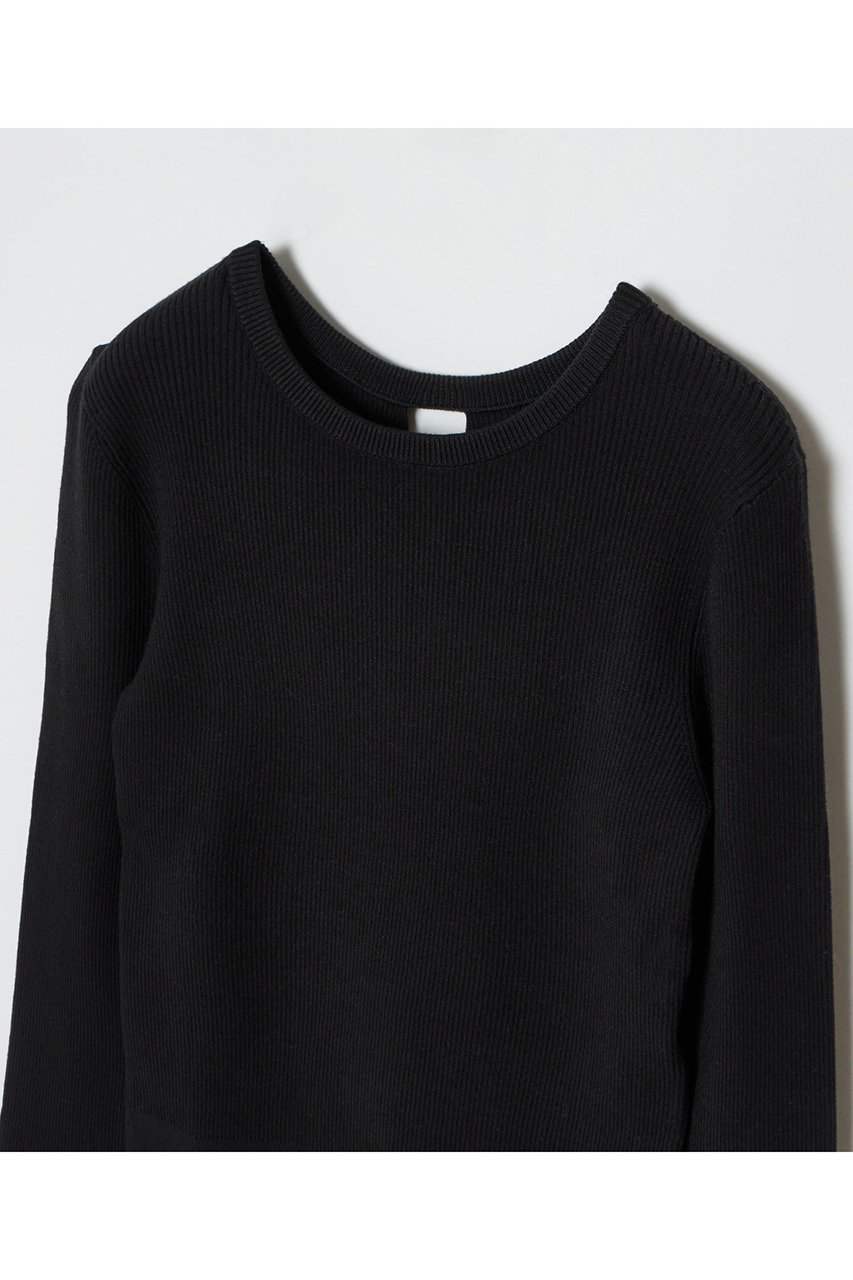 【アルアバイル/allureville】の【LOULOU WILLOUGHBY】2WAY RIB プルオーバー 人気、トレンドファッション・服の通販 founy(ファニー) 　ファッション　Fashion　レディースファッション　Fashion for Women　トップス・カットソー　Cut & Sew Tops　ニット　Knit Tops & Sweaters　カジュアルプルオーバー・ニットトップス　Pullovers & Knit Tops / Casual Pullovers　シンプル　Simple, Minimal　フィット　Fit, Slim Fit　再入荷　Restock / Back in Stock　other-3|ID: prp329100004358373 ipo3291000000032705607