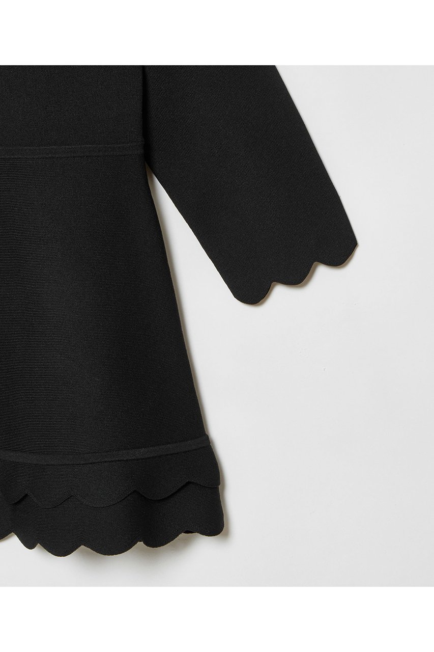 【アルアバイル/allureville】の【LOULOU WILLOUGHBY】スカラッププルオーバー 人気、トレンドファッション・服の通販 founy(ファニー) 　ファッション　Fashion　レディースファッション　Fashion for Women　トップス・カットソー　Cut & Sew Tops　ニット　Knit Tops & Sweaters　カジュアルプルオーバー・ニットトップス　Pullovers & Knit Tops / Casual Pullovers　スカラップ　Scallop, Scalloped Edge　ティアード　Tiered, Tiered Style　デコルテ　Décolleté, Neckline　ペプラム　Peplum, Flared Hem　エレガント 上品　Elegant　再入荷　Restock / Back in Stock　other-4|ID: prp329100004358374 ipo3291000000032705624