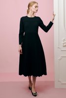 【アルアバイル/allureville】の【LOULOU WILLOUGHBY】スカラップニットワンピース 人気、トレンドファッション・服の通販 founy(ファニー) ファッション Fashion レディースファッション Fashion for Women ワンピース Dresses ニットワンピース Knit Dresses チュニック Tunic Tops & Dresses エレガント 上品 Elegant シンプル Simple, Minimal スカラップ Scallop, Scalloped Edge チュニック Tunic, Long Top ロング Long, Long-Length 再入荷 Restock / Back in Stock |ID:prp329100004358375