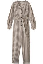 【クラネ/CLANE】のSTRIPE BIG BUTTON ALL IN ONE/オールインワン 人気、トレンドファッション・服の通販 founy(ファニー) ファッション Fashion レディースファッション WOMEN パンツ Pants 2025年 2025 2025春夏・S/S Ss,Spring/Summer,2025 カットソー Cut And Sew ストライプ Stripe フロント Front マニッシュ Mannish 夏 Summer 春 Spring S/S・春夏 Ss・Spring/Summer thumbnail IVORY|ID: prp329100004358379 ipo3291000000030462769