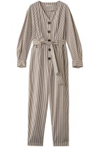【クラネ/CLANE】のSTRIPE BIG BUTTON ALL IN ONE/オールインワン 人気、トレンドファッション・服の通販 founy(ファニー) ファッション Fashion レディースファッション Fashion for Women パンツ Pants & Trousers カットソー Cut and Sewn Top ストライプ Stripe, Striped Pattern フロント Front, Front Design マニッシュ Mannish, Boyish thumbnail IVORY|ID: prp329100004358379 ipo3291000000032929382