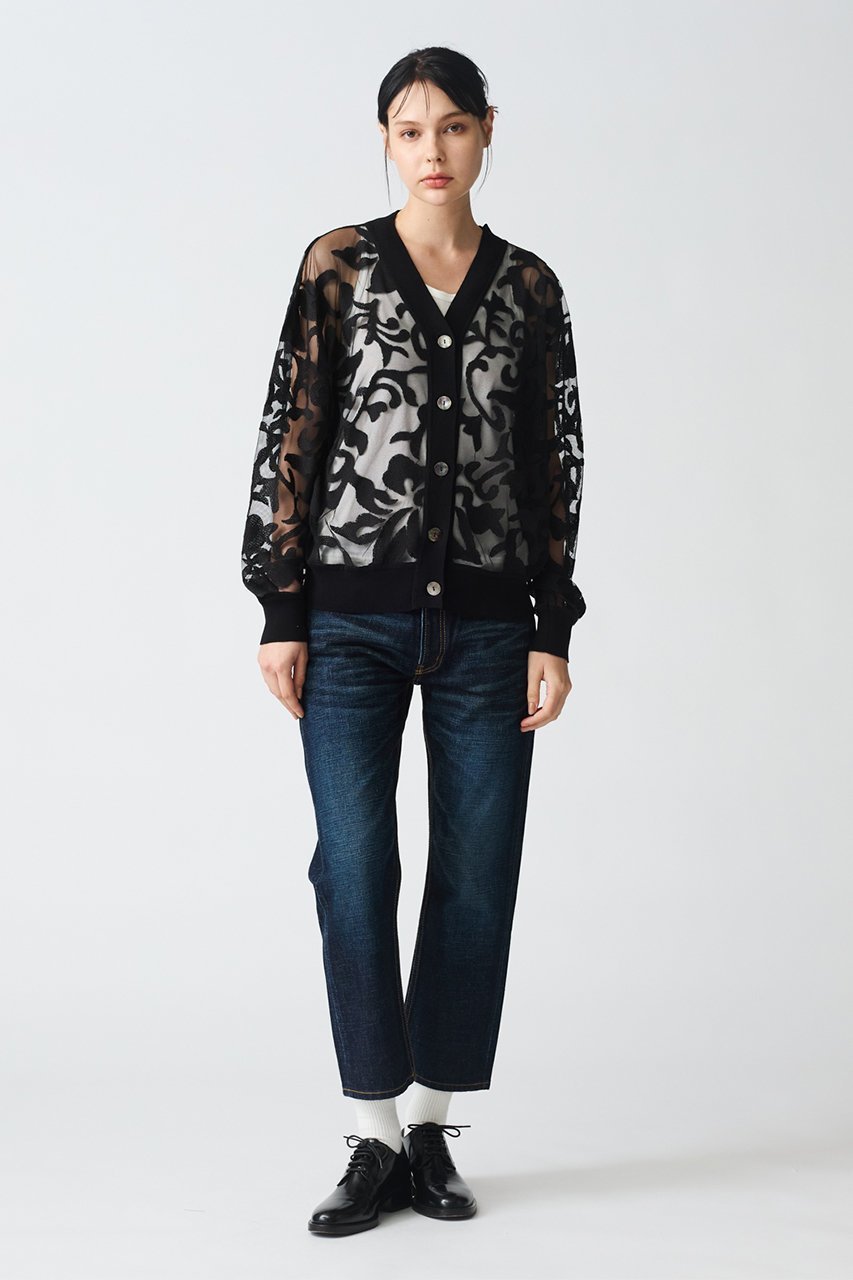 【ミズイロ インド/mizuiro ind】のcrochet net with embroidery C/D カーディガン 人気、トレンドファッション・服の通販 founy(ファニー) 　ファッション　Fashion　レディースファッション　Fashion for Women　トップス・カットソー　Cut & Sew Tops　ニット　Knit Tops & Sweaters　カーディガン・羽織り　Layered Style Cardigans　おすすめ　Recommended / Our Picks　インナー　Innerwear　エレガント 上品　Elegant　カーディガン　Cardigan, Knitwear　クロシェ　Crochet, Knitted Lace　バランス　Balance, Style Balance　other-6|ID: prp329100004358380 ipo3291000000032947129