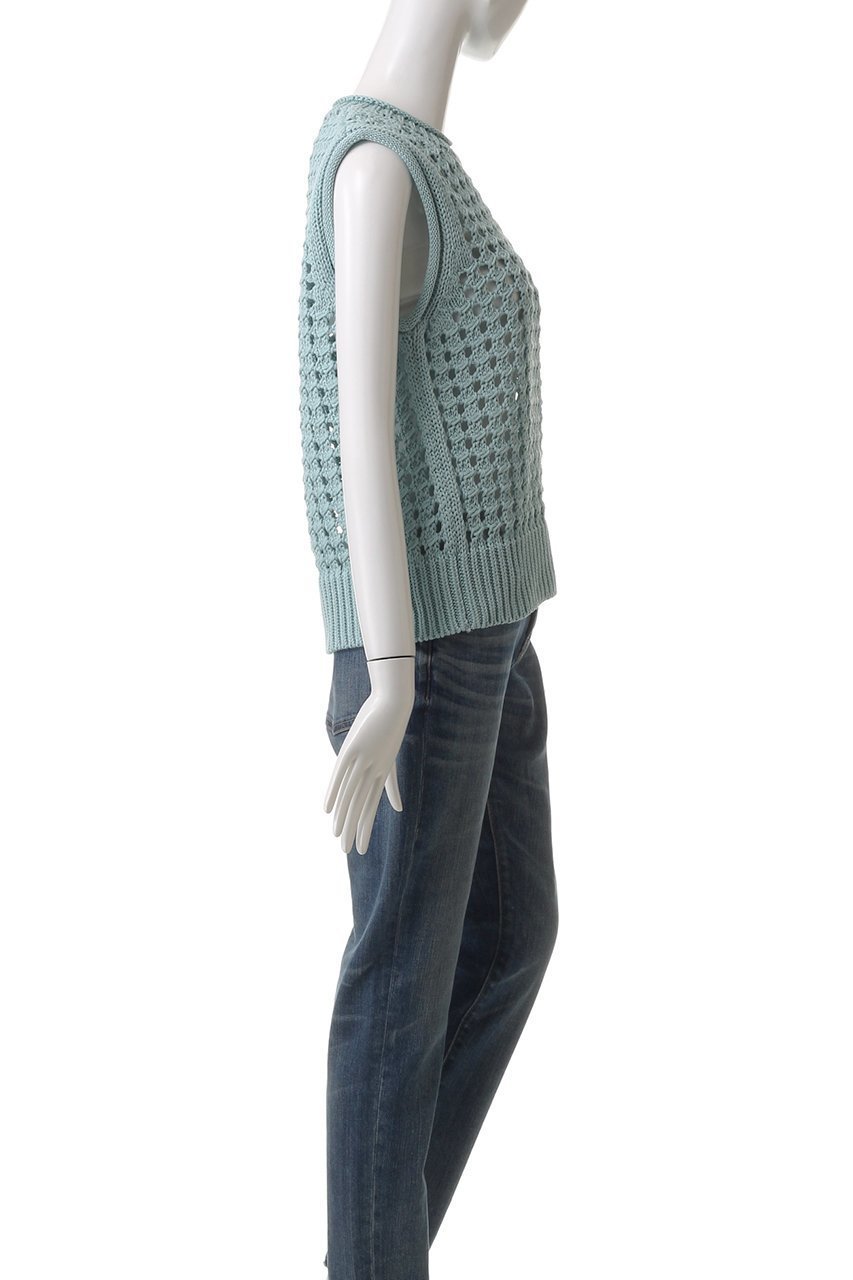 【バトナー/BATONER】のローゲージビッグスカシベスト 人気、トレンドファッション・服の通販 founy(ファニー) 　ファッション　Fashion　レディースファッション　Fashion for Women　トップス・カットソー　Cut & Sew Tops　ニット　Knit Tops & Sweaters　ベスト&ジレ / 重ね着スタイル　Vests & Gilets　カジュアルプルオーバー・ニットトップス　Pullovers & Knit Tops / Casual Pullovers　インナー　Innerwear　シルケット　Silket, Silky Cotton　シンプル　Simple, Minimal　ダブル　Double, Double-Breasted　ベスト　Vest, Waistcoat　エレガント 上品　Elegant　other-3|ID: prp329100004358382 ipo3291000000032952710