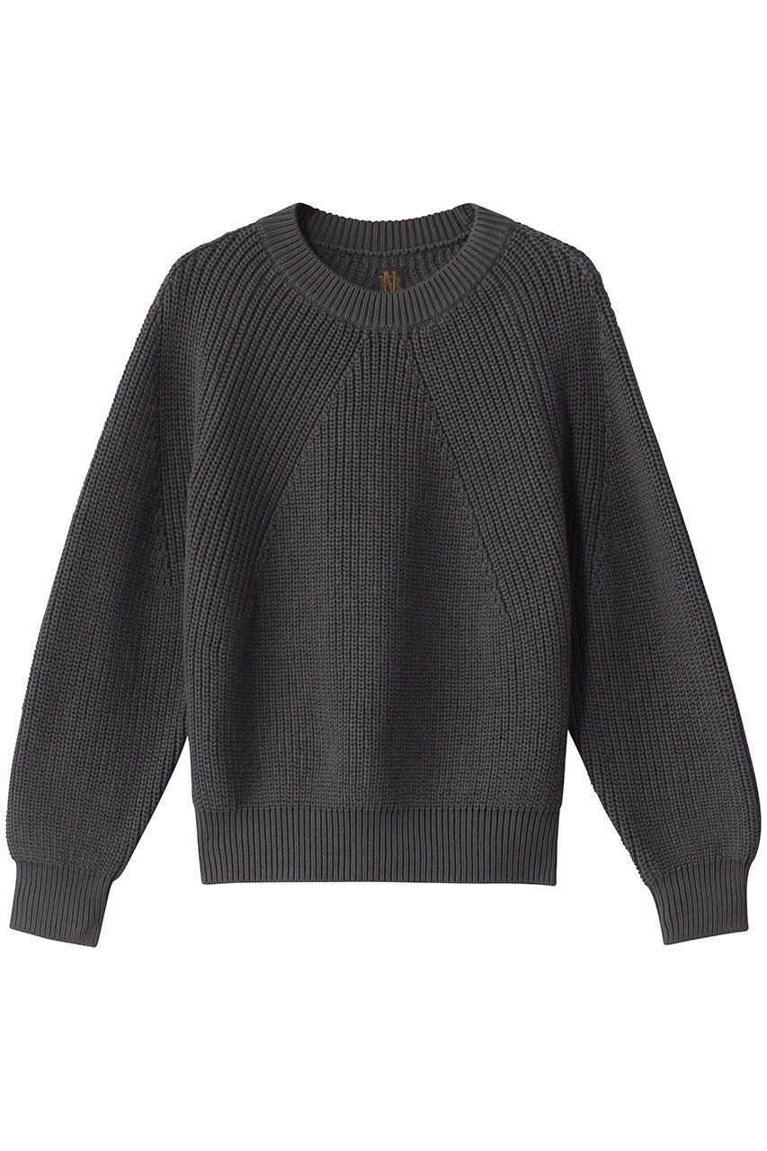 【バトナー/BATONER】のシグネチャークルーネック インテリア・キッズ・メンズ・レディースファッション・服の通販 founy(ファニー) 　ファッション　Fashion　レディースファッション　Fashion for Women　トップス・カットソー　Cut & Sew Tops　ニット　Knit Tops & Sweaters　カジュアルプルオーバー・ニットトップス　Pullovers & Knit Tops / Casual Pullovers　シンプル　Simple, Minimal　ダークグレー|ID: prp329100004358383 ipo3291000000032952737
