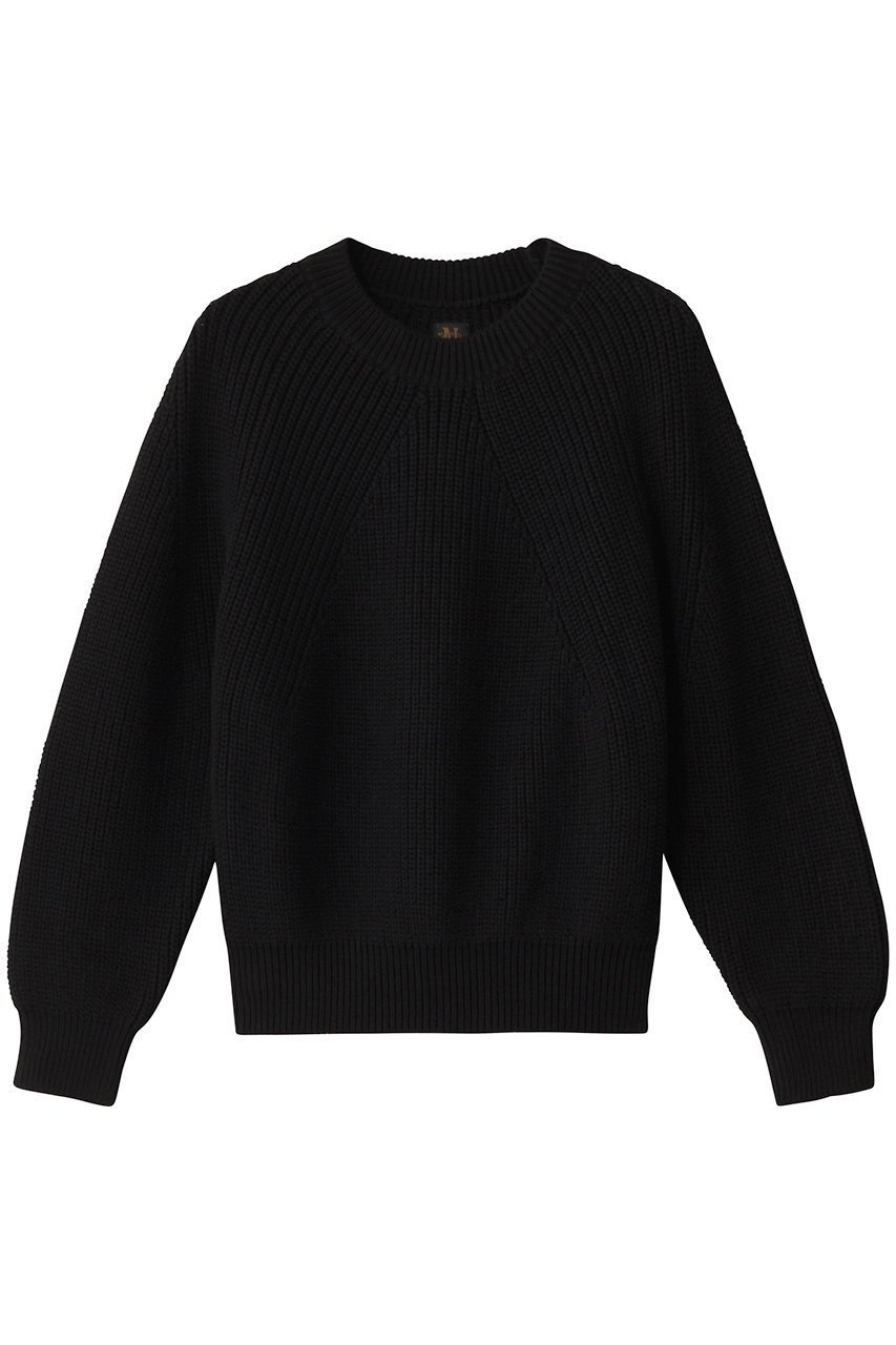 【バトナー/BATONER】のシグネチャークルーネック インテリア・キッズ・メンズ・レディースファッション・服の通販 founy(ファニー) 　ファッション　Fashion　レディースファッション　Fashion for Women　トップス・カットソー　Cut & Sew Tops　ニット　Knit Tops & Sweaters　カジュアルプルオーバー・ニットトップス　Pullovers & Knit Tops / Casual Pullovers　シンプル　Simple, Minimal　ブラック|ID: prp329100004358383 ipo3291000000032952739