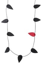 【プレインピープル/PLAIN PEOPLE】の【ROSALBA FALATI】ネックレスFOGLIA PELLE ブラック|ID: prp329100004358384 ipo3291000000035787833