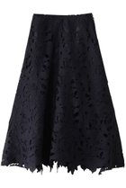【ランバン オン ブルー/LANVIN en Bleu】のケミカルフラワーレースフレアスカート ネイビー|ID: prp329100004358392 ipo3291000000032826148