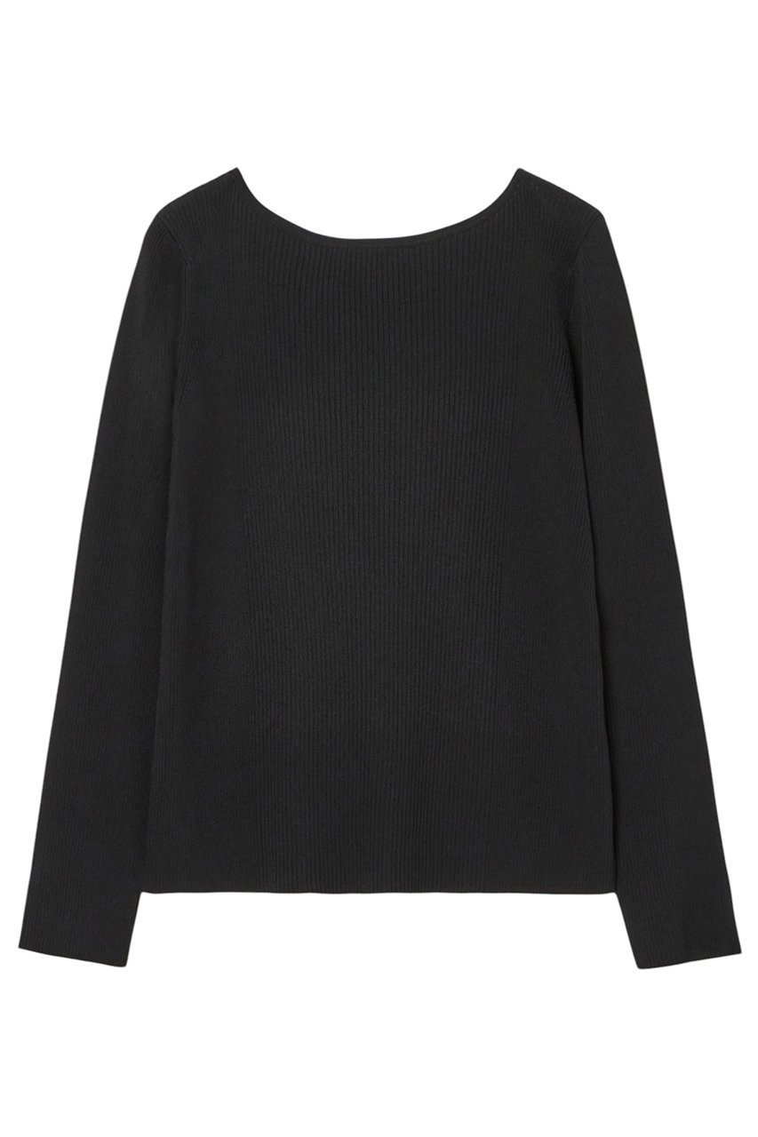 【アナイ/ANAYI】のレーヨンナイロンリブプルオーバー インテリア・キッズ・メンズ・レディースファッション・服の通販 founy(ファニー) 　ファッション　Fashion　レディースファッション　Fashion for Women　トップス・カットソー　Cut & Sew Tops　ニット　Knit Tops & Sweaters　カジュアルプルオーバー・ニットトップス　Pullovers & Knit Tops / Casual Pullovers　なめらか　Smooth, Silky Texture　ストレッチ　Stretch, Stretchy Fabric　ブラック|ID: prp329100004358394 ipo3291000000032945877