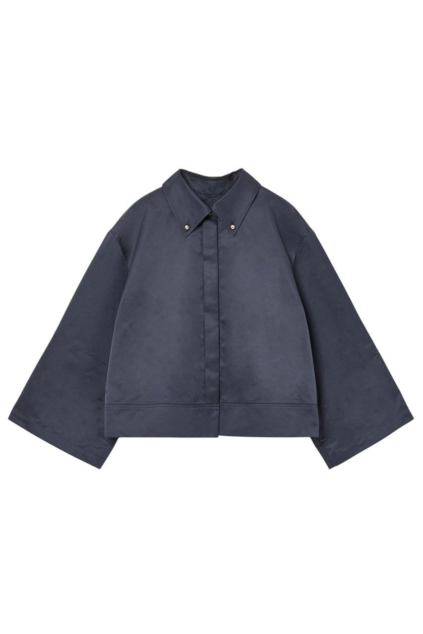 【アナイ/ANAYI】のツイルクロップドシャツ 人気、トレンドファッション・服の通販 founy(ファニー) 　ファッション　Fashion　レディースファッション　Fashion for Women　トップス・カットソー　Cut & Sew Tops　シャツ・ブラウス・オフィスカジュアル　Elegant Blouses & Button-Ups　おすすめ　Recommended / Our Picks　ショート　Short, Short Length　ジャケット　Jacket, Outerwear　スリーブ　Sleeve, Long Sleeve / Short Sleeve　セットアップ　Set-Up, Coordinated Outfit　タフタ　Taffeta, Structured Fabric　タンブラー　Tumbler, Travel Mug　メタル　Metal, Metal Parts　再入荷　Restock / Back in Stock　other-3|ID: prp329100004358396 ipo3291000000035054802