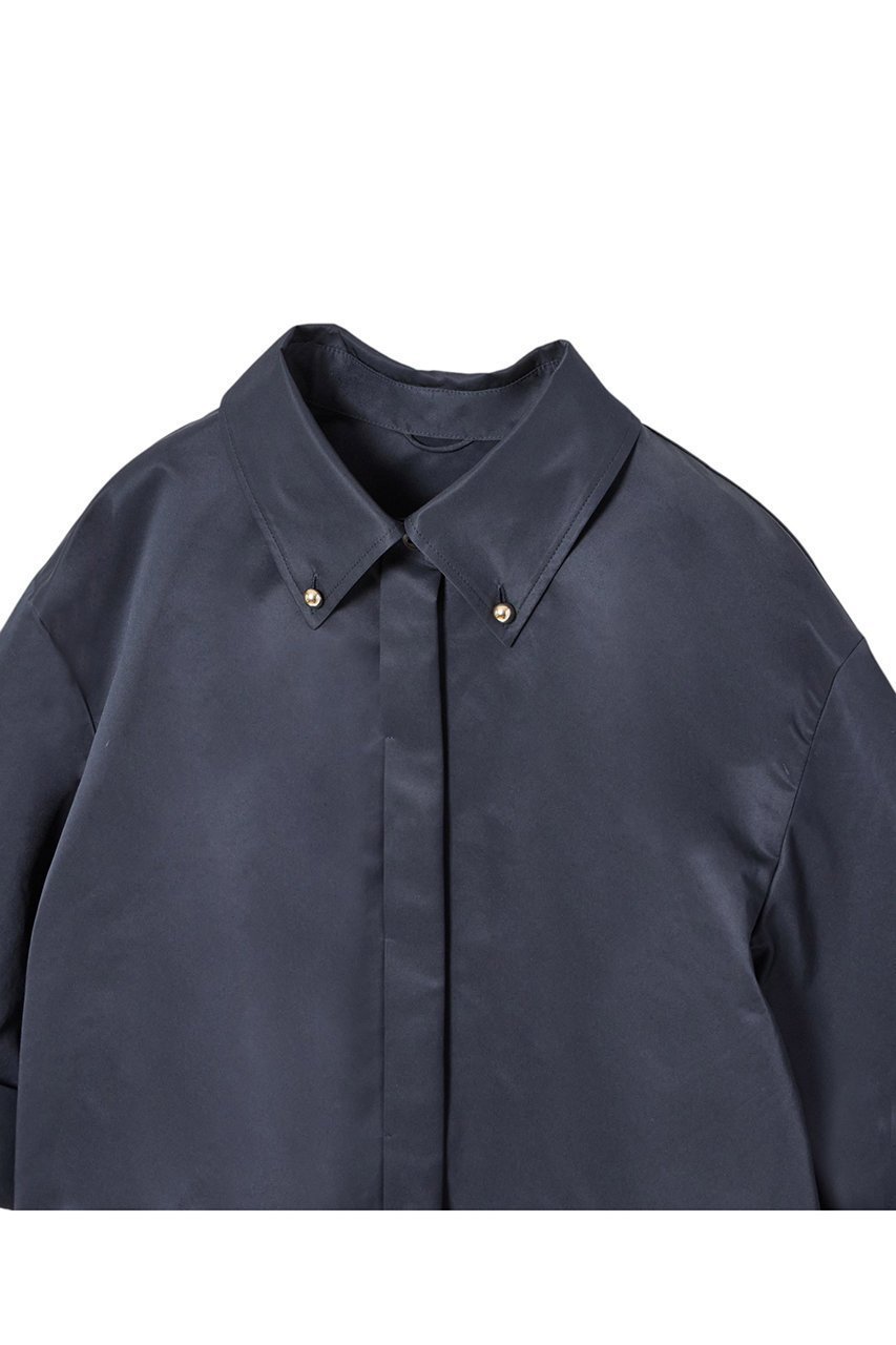 【アナイ/ANAYI】のツイルクロップドシャツ 人気、トレンドファッション・服の通販 founy(ファニー) 　ファッション　Fashion　レディースファッション　Fashion for Women　トップス・カットソー　Cut & Sew Tops　シャツ・ブラウス・オフィスカジュアル　Elegant Blouses & Button-Ups　おすすめ　Recommended / Our Picks　ショート　Short, Short Length　ジャケット　Jacket, Outerwear　スリーブ　Sleeve, Long Sleeve / Short Sleeve　セットアップ　Set-Up, Coordinated Outfit　タフタ　Taffeta, Structured Fabric　タンブラー　Tumbler, Travel Mug　メタル　Metal, Metal Parts　再入荷　Restock / Back in Stock　other-4|ID: prp329100004358396 ipo3291000000035054803