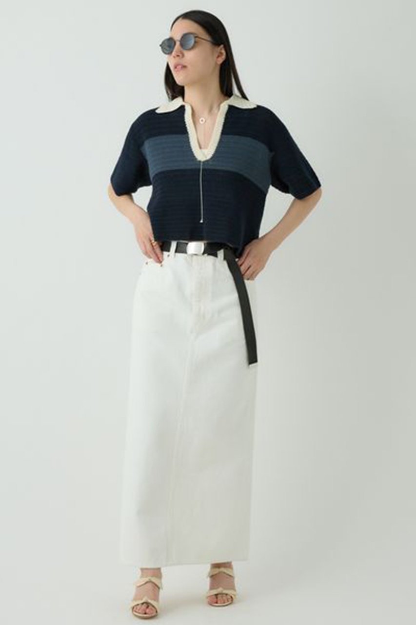 【カオス/Chaos】のコロンニットポロ 人気、トレンドファッション・服の通販 founy(ファニー) 　ファッション　Fashion　レディースファッション　Fashion for Women　トップス・カットソー　Cut & Sew Tops　ニット　Knit Tops & Sweaters　カジュアルプルオーバー・ニットトップス　Pullovers & Knit Tops / Casual Pullovers　おすすめ　Recommended / Our Picks　かぎ針　Crochet　再入荷　Restock / Back in Stock　other-2|ID: prp329100004358407 ipo3291000000032928413