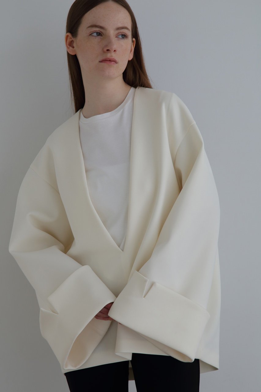 【ル フィル/LE PHIL】のスキューバジャージーブラウス 人気、トレンドファッション・服の通販 founy(ファニー) ファッション Fashion レディースファッション Fashion for Women トップス・カットソー Cut & Sew Tops シャツ・ブラウス・オフィスカジュアル Elegant Blouses & Button-Ups スリーブ Sleeve, Long Sleeve / Short Sleeve センター Center, Center Line ミックス Mix, Mixed Style ロング Long, Long-Length エレガント 上品 Elegant 再入荷 Restock / Back in Stock other-3|ID: prp329100004358411 ipo3291000000032869995