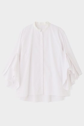 【ル フィル/LE PHIL】のラッフルスリーブブラウス 人気、トレンドファッション・服の通販 founy(ファニー) ファッション Fashion レディースファッション Fashion for Women トップス・カットソー Cut & Sew Tops シャツ・ブラウス・オフィスカジュアル Elegant Blouses & Button-Ups ショート Short, Short Length スリーブ Sleeve, Long Sleeve / Short Sleeve ドレープ Drape, Draping Fabric 羽織 Haori, Light Jacket |ID:prp329100004358415