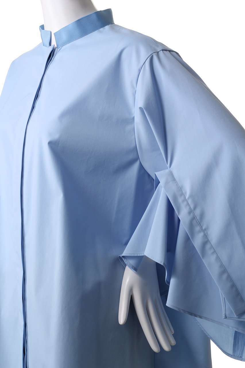【ル フィル/LE PHIL】のラッフルスリーブブラウス 人気、トレンドファッション・服の通販 founy(ファニー) 　ファッション　Fashion　レディースファッション　Fashion for Women　トップス・カットソー　Cut & Sew Tops　シャツ・ブラウス・オフィスカジュアル　Elegant Blouses & Button-Ups　ショート　Short, Short Length　スリーブ　Sleeve, Long Sleeve / Short Sleeve　ドレープ　Drape, Draping Fabric　羽織　Haori, Light Jacket　other-5|ID: prp329100004358415 ipo3291000000032859029
