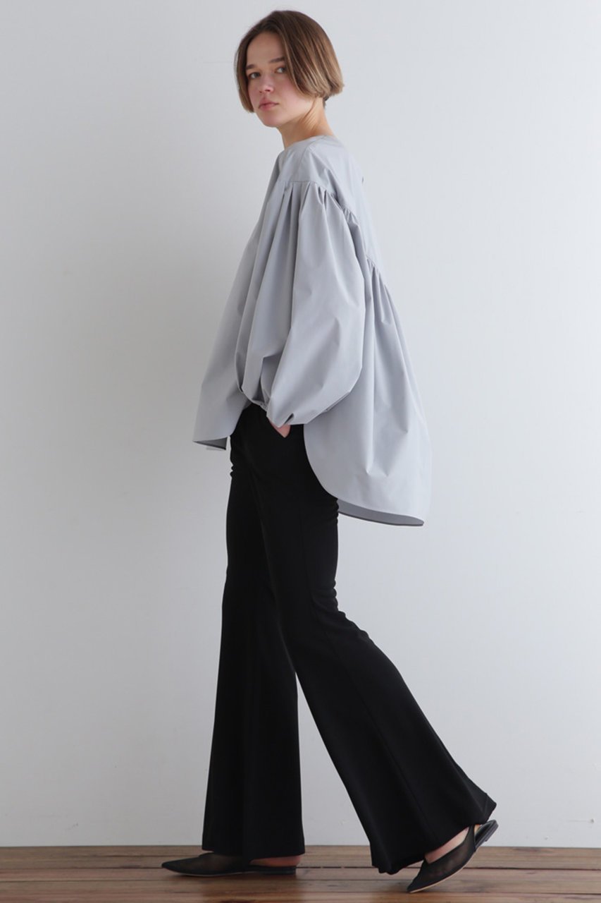 【ル フィル/LE PHIL】のSOLOTEXギャザーブラウス 人気、トレンドファッション・服の通販 founy(ファニー) 　ファッション　Fashion　レディースファッション　WOMEN　トップス・カットソー　Tops/Tshirt　シャツ/ブラウス　Shirts/Blouses　ギャザー　Gather　シンプル　Simple　ストレッチ　Stretch　スリーブ　Sleeve　ブラウジング　Browsing　ロング　Long　other-8|ID: prp329100004358416 ipo3291000000031343987