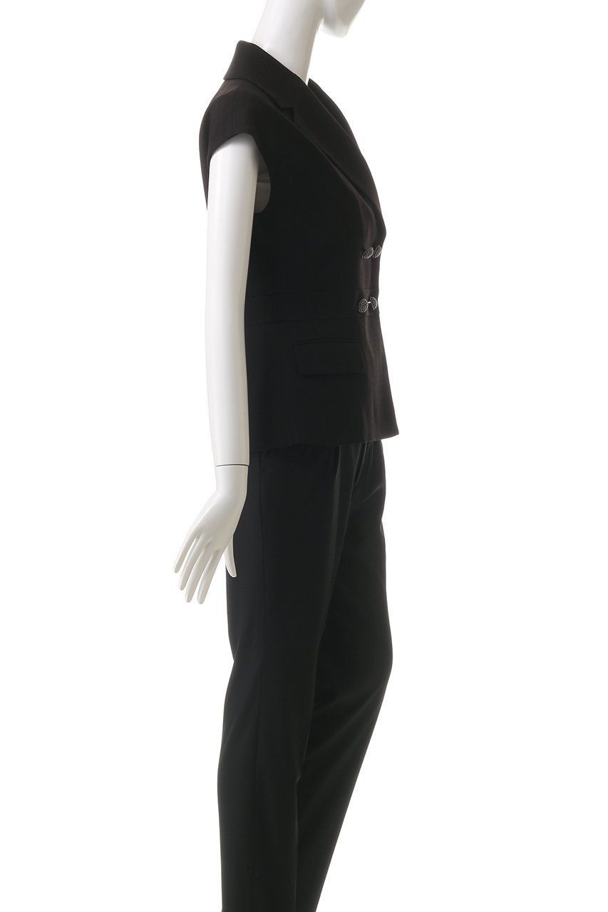【エムダブリュー/MW】のトリアセテート(L)テーラード フレンチスリーブ ジャケット 人気、トレンドファッション・服の通販 founy(ファニー) 　ファッション　Fashion　レディースファッション　Fashion for Women　アウター　Coat / Outerwear Collection　レディースジャケット・軽アウター　Jackets　シェイプ　Shape, Slim Fit　ジャケット　Jacket, Outerwear　スリーブ　Sleeve, Long Sleeve / Short Sleeve　セットアップ　Set-Up, Coordinated Outfit　テーラード　Tailored, Tailored Fit　ドレープ　Drape, Draping Fabric　フレンチ　French, French Style　ベスト　Vest, Waistcoat　リネン　Linen, Linen Fabric　other-3|ID: prp329100004358428 ipo3291000000032948932