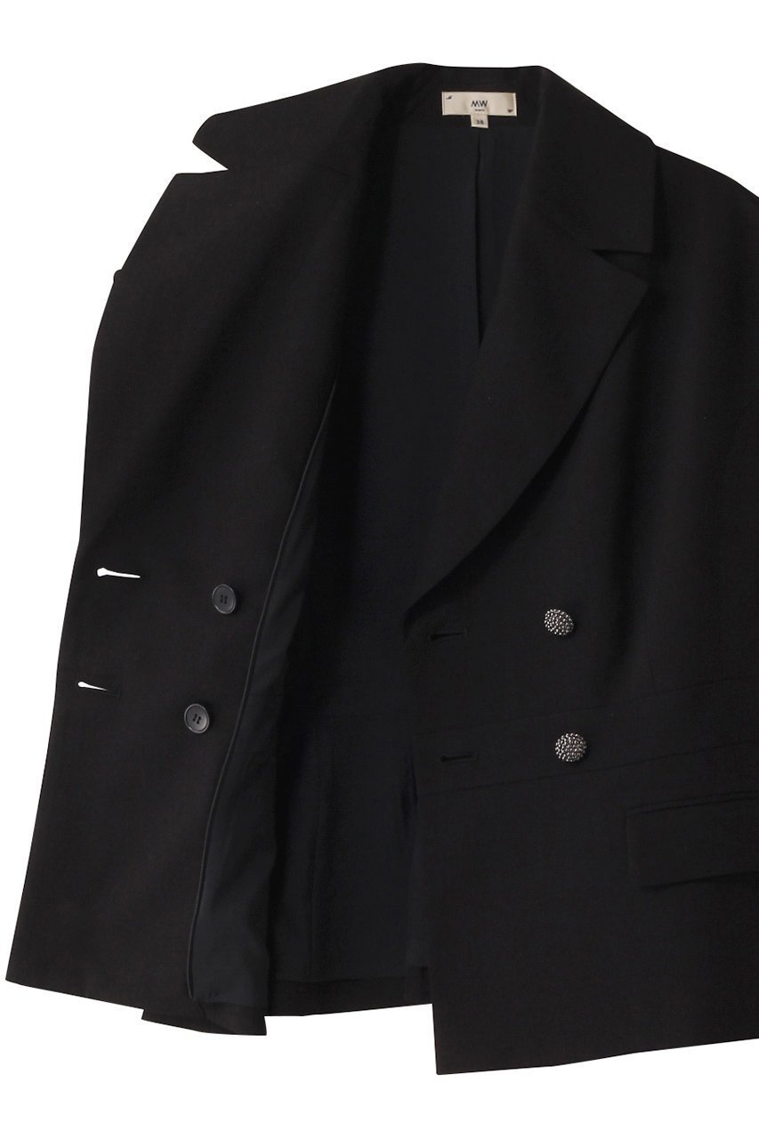 【エムダブリュー/MW】のトリアセテート(L)テーラード フレンチスリーブ ジャケット 人気、トレンドファッション・服の通販 founy(ファニー) 　ファッション　Fashion　レディースファッション　Fashion for Women　アウター　Coat / Outerwear Collection　レディースジャケット・軽アウター　Jackets　シェイプ　Shape, Slim Fit　ジャケット　Jacket, Outerwear　スリーブ　Sleeve, Long Sleeve / Short Sleeve　セットアップ　Set-Up, Coordinated Outfit　テーラード　Tailored, Tailored Fit　ドレープ　Drape, Draping Fabric　フレンチ　French, French Style　ベスト　Vest, Waistcoat　リネン　Linen, Linen Fabric　other-6|ID: prp329100004358428 ipo3291000000032948951