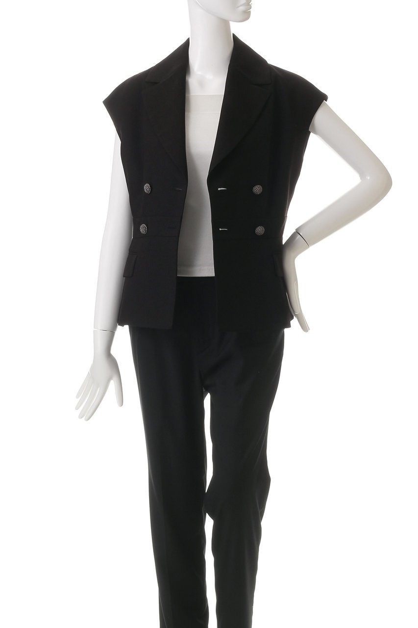 【エムダブリュー/MW】のトリアセテート(L)テーラード フレンチスリーブ ジャケット 人気、トレンドファッション・服の通販 founy(ファニー) 　ファッション　Fashion　レディースファッション　Fashion for Women　アウター　Coat / Outerwear Collection　レディースジャケット・軽アウター　Jackets　シェイプ　Shape, Slim Fit　ジャケット　Jacket, Outerwear　スリーブ　Sleeve, Long Sleeve / Short Sleeve　セットアップ　Set-Up, Coordinated Outfit　テーラード　Tailored, Tailored Fit　ドレープ　Drape, Draping Fabric　フレンチ　French, French Style　ベスト　Vest, Waistcoat　リネン　Linen, Linen Fabric　other-7|ID: prp329100004358428 ipo3291000000032948956