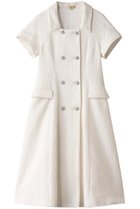 【エムダブリュー/MW】のワッフルラメツツイード ドレス 人気、トレンドファッション・服の通販 founy(ファニー) ファッション Fashion レディースファッション Fashion for Women ワンピース Dresses フォーマル・パーティードレス・結婚式用ドレス Elegant & Casual Dresses チュニック Tunic Tops & Dresses チュニック Tunic, Long Top ツイード Twill, Twill Weave ドレス Dress, One-Piece フィット Fit, Slim Fit フレア Flare, Flared ロング Long, Long-Length 羽織 Haori, Light Jacket thumbnail ホワイト|ID: prp329100004358431 ipo3291000000035585288