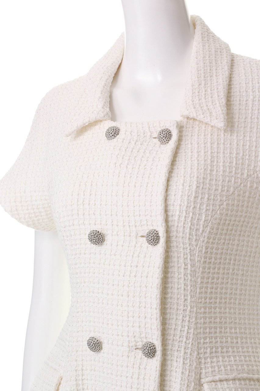 【エムダブリュー/MW】のワッフルラメツツイード ドレス 人気、トレンドファッション・服の通販 founy(ファニー) 　ファッション　Fashion　レディースファッション　Fashion for Women　ワンピース　Dresses　フォーマル・パーティードレス・結婚式用ドレス　Elegant & Casual Dresses　チュニック　Tunic Tops & Dresses　チュニック　Tunic, Long Top　ツイード　Twill, Twill Weave　ドレス　Dress, One-Piece　フィット　Fit, Slim Fit　フレア　Flare, Flared　ロング　Long, Long-Length　羽織　Haori, Light Jacket　other-5|ID: prp329100004358431 ipo3291000000035585298