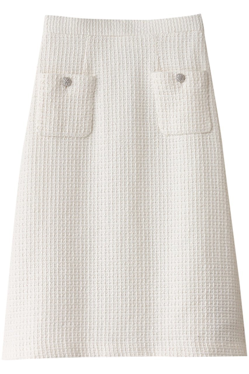 【エムダブリュー/MW】のワッフルラメツイード スカート 人気、トレンドファッション・服の通販 founy(ファニー) 　ファッション　Fashion　レディースファッション　Fashion for Women　スカート　Skirts　ロングスカート　Long Skirts / Maxi & Midi Skirts　おすすめ　Recommended / Our Picks　ジャケット　Jacket, Outerwear　セットアップ　Set-Up, Coordinated Outfit　ツイード　Twill, Twill Weave　ポケット　Pocket, Pocket Detail　ロング　Long, Long-Length　エレガント 上品　Elegant　 other-1|ID: prp329100004358432 ipo3291000000032824535