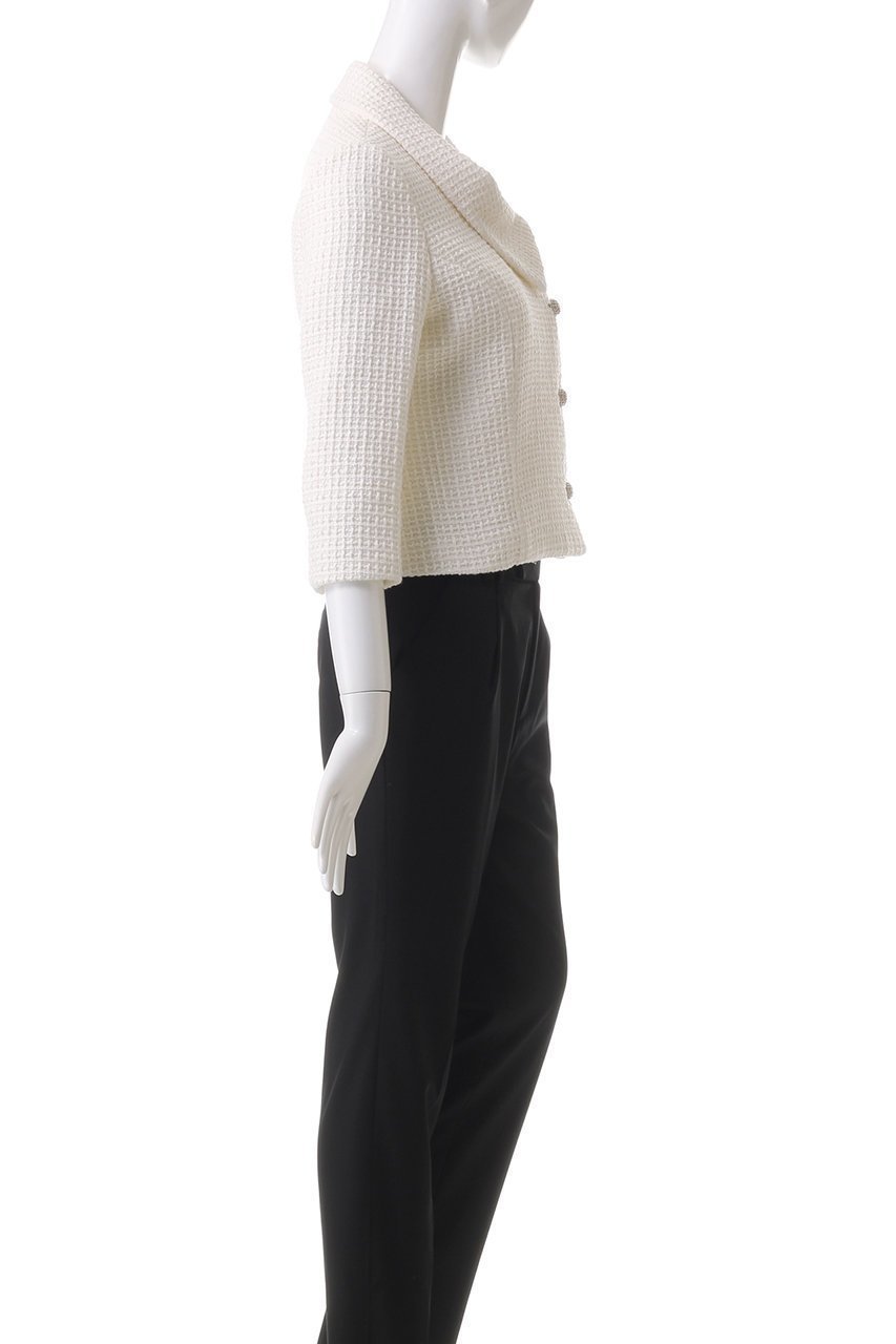 【エムダブリュー/MW】のワッフルラメツイード ジャケット 人気、トレンドファッション・服の通販 founy(ファニー) 　ファッション　Fashion　レディースファッション　Fashion for Women　アウター　Coat / Outerwear Collection　レディースジャケット・軽アウター　Jackets　おすすめ　Recommended / Our Picks　ジャケット　Jacket, Outerwear　セットアップ　Set-Up, Coordinated Outfit　ツイード／ツィード　Choker, Choker Necklace　フレア　Flare, Flared　other-3|ID: prp329100004358433 ipo3291000000032962646