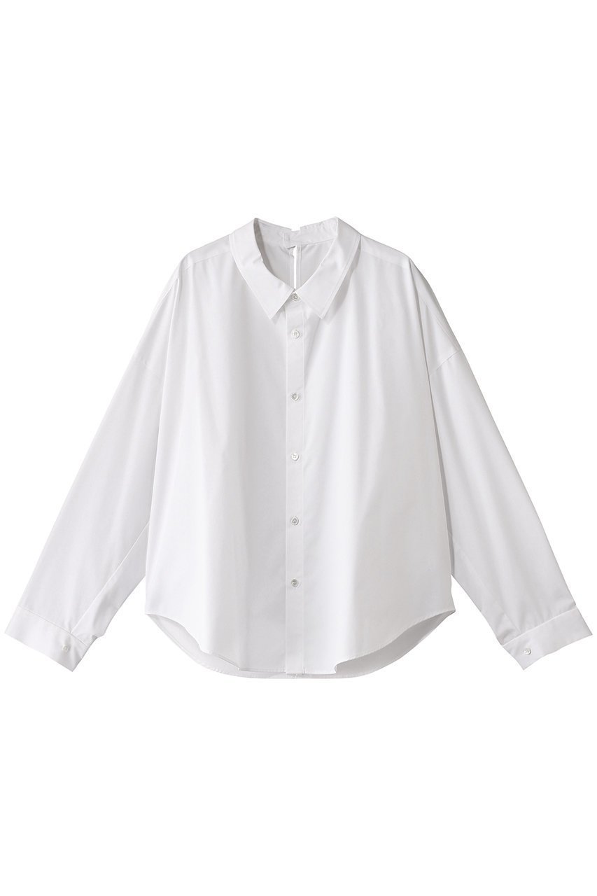 【ミディウミソリッド/MIDIUMISOLID】のdropped shoulder wide shirt.R シャツ インテリア・キッズ・メンズ・レディースファッション・服の通販 founy(ファニー) 　ファッション　Fashion　レディースファッション　Fashion for Women　トップス・カットソー　Cut & Sew Tops　シャツ・ブラウス・オフィスカジュアル　Elegant Blouses & Button-Ups　ショルダー　Shoulder, Shoulder Strap　シンプル　Simple, Minimal　スリット　Slit, Slit Detail　スリーブ　Sleeve, Long Sleeve / Short Sleeve　トレンド　Trend, Trending Now　ドロップ　Drop Shoulder, Dropped Style　ロング　Long, Long-Length　off white|ID: prp329100004358435 ipo3291000000034336387
