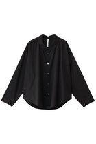 【ミディウミソリッド/MIDIUMISOLID】のdropped shoulder wide shirt.R シャツ black|ID: prp329100004358435 ipo3291000000034336389