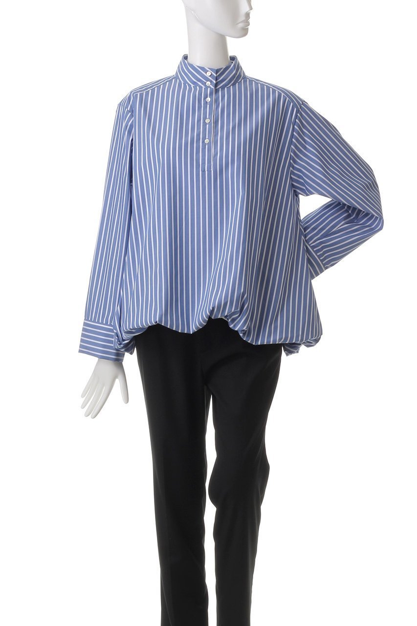 【ミディウミソリッド/MIDIUMISOLID】のballon shirtPO.R シャツ 人気、トレンドファッション・服の通販 founy(ファニー) 　ファッション　Fashion　レディースファッション　Fashion for Women　トップス・カットソー　Cut & Sew Tops　シャツ・ブラウス・オフィスカジュアル　Elegant Blouses & Button-Ups　スタンド　Stand Collar, Upright Stand　スリーブ　Sleeve, Long Sleeve / Short Sleeve　バルーン　Balloon, Balloon Silhouette　ロング　Long, Long-Length　other-2|ID: prp329100004358436 ipo3291000000035516578