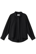 【ミディウミソリッド/MIDIUMISOLID】のribbon tie shirt.S シャツ black|ID: prp329100004358437 ipo3291000000036129510