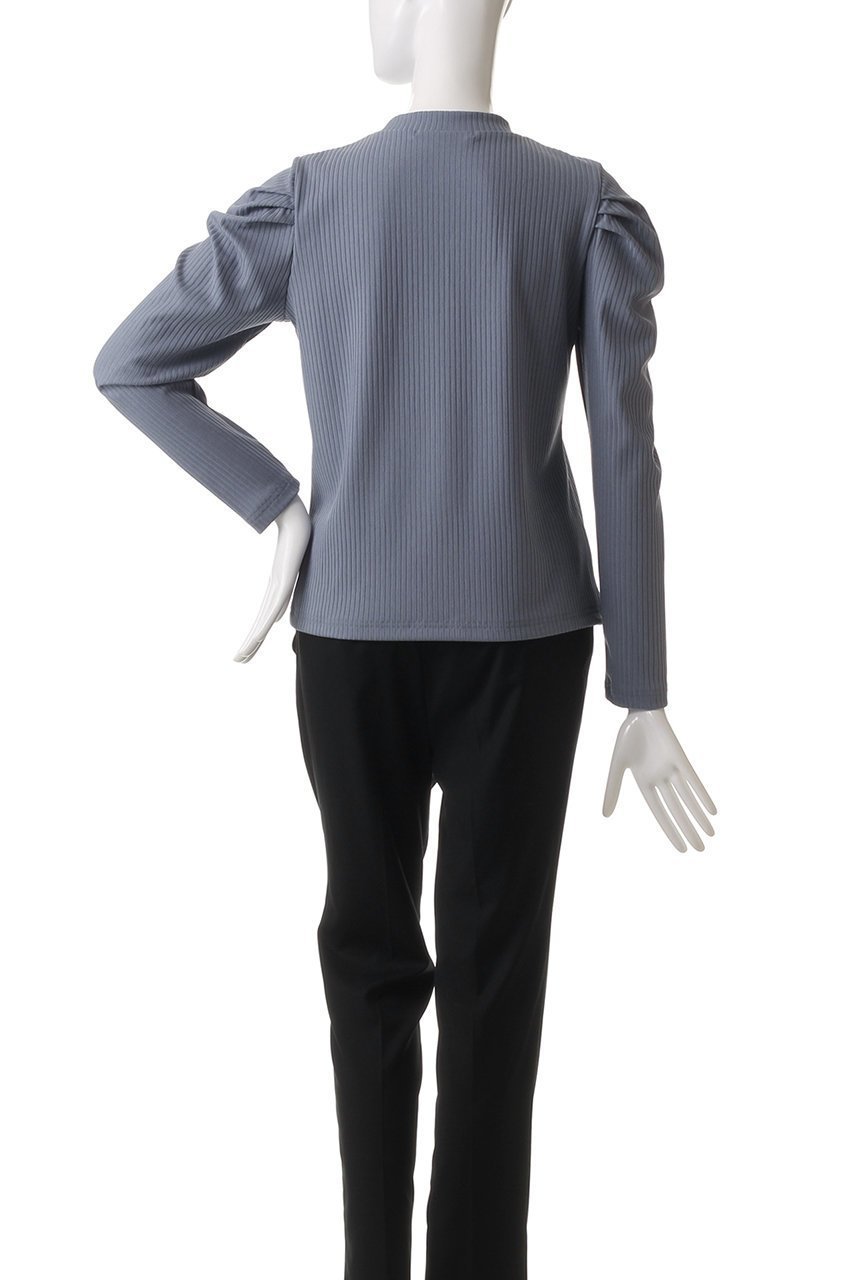 【ミディウミソリッド/MIDIUMISOLID】のpower shoulder rib PO.S プルオーバー 人気、トレンドファッション・服の通販 founy(ファニー) 　ファッション　Fashion　レディースファッション　Fashion for Women　トップス・カットソー　Cut & Sew Tops　シャツ・ブラウス・オフィスカジュアル　Elegant Blouses & Button-Ups　ロングTシャツ・Tシャツ　Longline T-Shirts & Tees　カジュアルプルオーバー・ニットトップス　Pullovers & Knit Tops / Casual Pullovers　カットソー・ベーシックTシャツ　Cut-and-Sewn Tops / Stretch Tees & Basics　なめらか　Smooth, Silky Texture　インナー　Innerwear　エレガント 上品　Elegant　コンパクト　Compact, Small Size　シンプル　Simple, Minimal　スリーブ　Sleeve, Long Sleeve / Short Sleeve　リュクス　Luxury, Elegant, High-End, Chic　ロング　Long, Long-Length　other-4|ID: prp329100004358438 ipo3291000000032883073