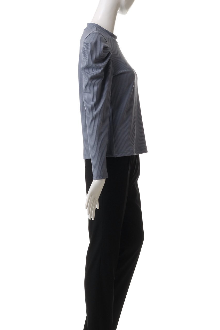【ミディウミソリッド/MIDIUMISOLID】のpower shoulder rib PO.S プルオーバー 人気、トレンドファッション・服の通販 founy(ファニー) 　ファッション　Fashion　レディースファッション　Fashion for Women　トップス・カットソー　Cut & Sew Tops　シャツ・ブラウス・オフィスカジュアル　Elegant Blouses & Button-Ups　ロングTシャツ・Tシャツ　Longline T-Shirts & Tees　カジュアルプルオーバー・ニットトップス　Pullovers & Knit Tops / Casual Pullovers　カットソー・ベーシックTシャツ　Cut-and-Sewn Tops / Stretch Tees & Basics　なめらか　Smooth, Silky Texture　インナー　Innerwear　エレガント 上品　Elegant　コンパクト　Compact, Small Size　シンプル　Simple, Minimal　スリーブ　Sleeve, Long Sleeve / Short Sleeve　リュクス　Luxury, Elegant, High-End, Chic　ロング　Long, Long-Length　other-3|ID: prp329100004358438 ipo3291000000034969209