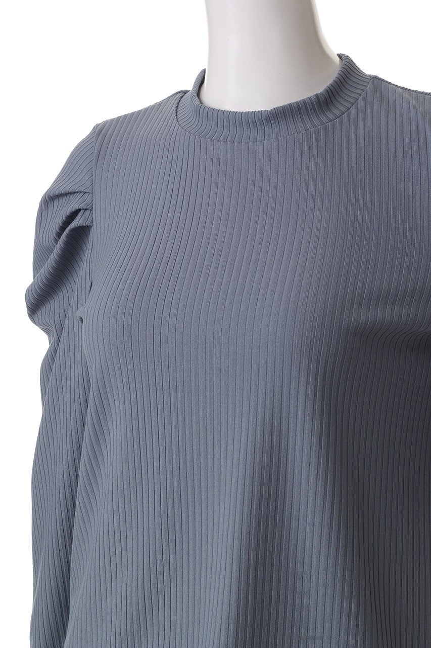 【ミディウミソリッド/MIDIUMISOLID】のpower shoulder rib PO.S プルオーバー 人気、トレンドファッション・服の通販 founy(ファニー) 　ファッション　Fashion　レディースファッション　Fashion for Women　トップス・カットソー　Cut & Sew Tops　シャツ・ブラウス・オフィスカジュアル　Elegant Blouses & Button-Ups　ロングTシャツ・Tシャツ　Longline T-Shirts & Tees　カジュアルプルオーバー・ニットトップス　Pullovers & Knit Tops / Casual Pullovers　カットソー・ベーシックTシャツ　Cut-and-Sewn Tops / Stretch Tees & Basics　なめらか　Smooth, Silky Texture　インナー　Innerwear　エレガント 上品　Elegant　コンパクト　Compact, Small Size　シンプル　Simple, Minimal　スリーブ　Sleeve, Long Sleeve / Short Sleeve　リュクス　Luxury, Elegant, High-End, Chic　ロング　Long, Long-Length　other-5|ID: prp329100004358438 ipo3291000000034969211