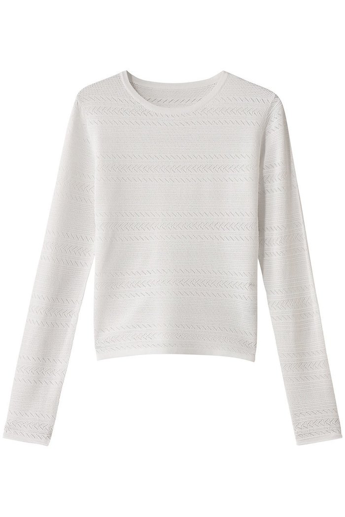 【ミディウミソリッド/MIDIUMISOLID】のlace knitting tight PO.S プルオーバー インテリア・キッズ・メンズ・レディースファッション・服の通販 founy(ファニー) https://founy.com/ ファッション Fashion レディースファッション Fashion for Women トップス・カットソー Cut & Sew Tops ニット Knit Tops & Sweaters カジュアルプルオーバー・ニットトップス Pullovers & Knit Tops / Casual Pullovers おすすめ Recommended / Our Picks コンパクト Compact, Small Size シアー Sheer, See-Through ファブリック Fabric, Textile レース Lace, Lace Fabric ワイド Wide, Wide Fit エレガント 上品 Elegant |ID: prp329100004358439 ipo3291000000032952631
