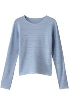 【ミディウミソリッド/MIDIUMISOLID】のlace knitting tight PO.S プルオーバー l.blue|ID: prp329100004358439 ipo3291000000035066566
