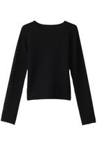 【ミディウミソリッド/MIDIUMISOLID】のlace knitting tight PO.S プルオーバー black|ID: prp329100004358439 ipo3291000000035333778