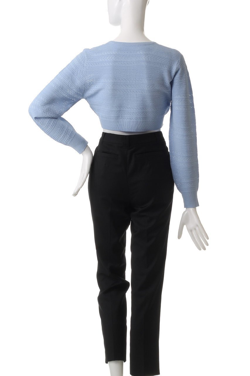 【ミディウミソリッド/MIDIUMISOLID】のlace knitting short CD.S カーディガン 人気、トレンドファッション・服の通販 founy(ファニー) 　ファッション　Fashion　レディースファッション　Fashion for Women　トップス・カットソー　Cut & Sew Tops　ニット　Knit Tops & Sweaters　カーディガン・羽織り　Layered Style Cardigans　カーディガン　Cardigan, Knitwear　シアー　Sheer, See-Through　ショート　Short, Short Length　トレンド　Trend, Trending Now　バランス　Balance, Style Balance　フロント　Front, Front Design　ボトム　Bottoms, Lower Wear　レース　Lace, Lace Fabric　ワイド　Wide, Wide Fit　今季　This Season, Current Season　other-4|ID: prp329100004358440 ipo3291000000032952684