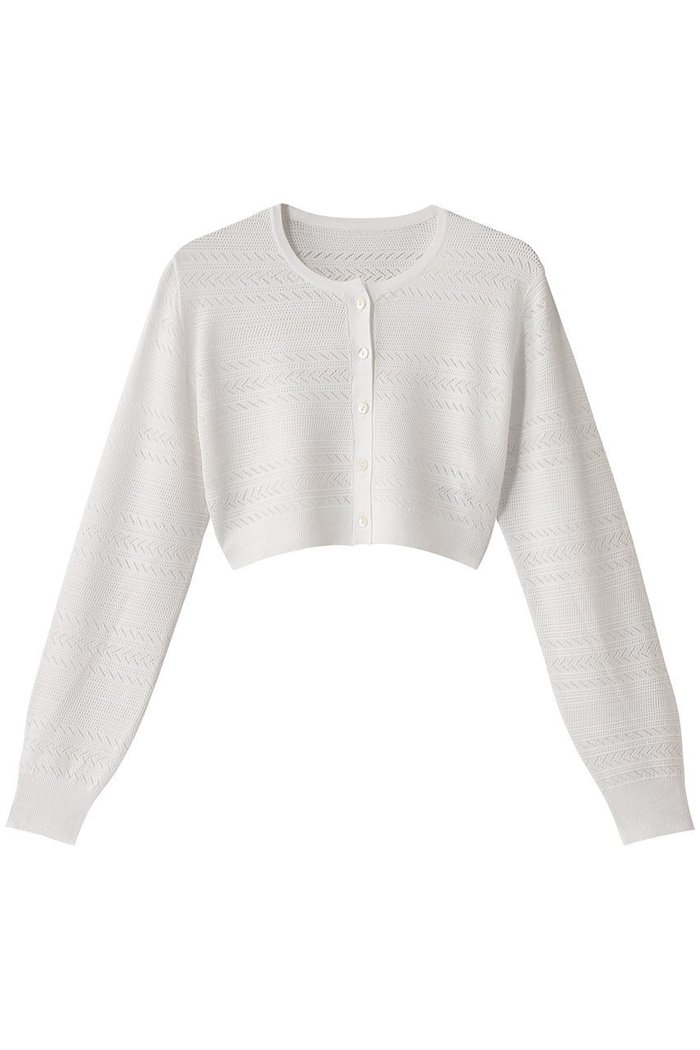 【ミディウミソリッド/MIDIUMISOLID】のlace knitting short CD.S カーディガン インテリア・キッズ・メンズ・レディースファッション・服の通販 founy(ファニー) https://founy.com/ ファッション Fashion レディースファッション Fashion for Women トップス・カットソー Cut & Sew Tops ニット Knit Tops & Sweaters カーディガン・羽織り Layered Style Cardigans カーディガン Cardigan, Knitwear シアー Sheer, See-Through ショート Short, Short Length トレンド Trend, Trending Now バランス Balance, Style Balance フロント Front, Front Design ボトム Bottoms, Lower Wear レース Lace, Lace Fabric ワイド Wide, Wide Fit 今季 This Season, Current Season |ID: prp329100004358440 ipo3291000000035066579
