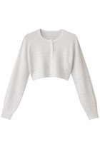 【ミディウミソリッド/MIDIUMISOLID】のlace knitting short CD.S カーディガン off white|ID: prp329100004358440 ipo3291000000035066581